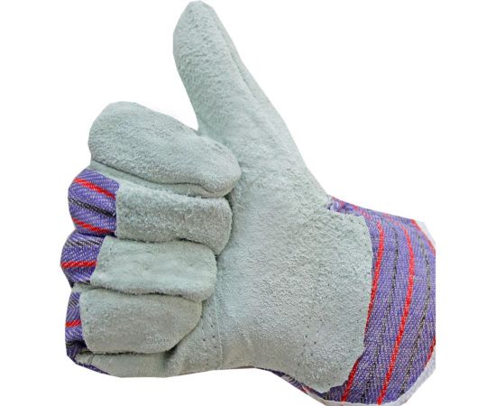 Спилковые комбинированные перчатки Optima Ангара HBA-001 – изображение 6