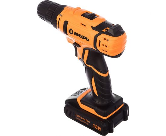 Аккумуляторная дрель-шуруповерт Вихрь ДА-18Л-2 72/14/16 – изображение 6