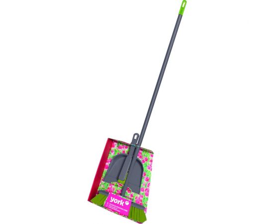 Набор для подметания YORK Комби (щётка с рукояткой 110 см, щётка-смётка+совок) 082010 – изображение 6