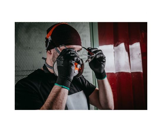 Перчатки с полиуретановым покрытием Jeta Safety размер М/8, 12 пар JP011b-M – изображение 7