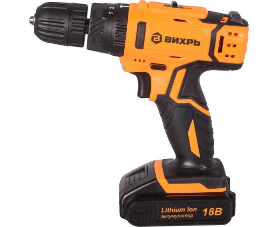Аккумуляторная дрель-шуруповерт Вихрь ДА-18Л-2кУ 72/14/17 – изображение 8