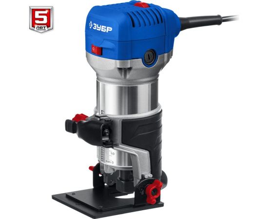Кромочный фрезер ЗУБР Профессионал 750 вт, 3 основания, сумка ФПК-750Н – изображение 8
