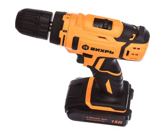Аккумуляторная дрель-шуруповерт Вихрь ДА-18Л-2 72/14/16 – изображение 8