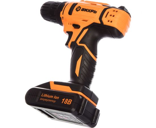 Аккумуляторная дрель-шуруповерт Вихрь ДА-18Л-2 72/14/16 – изображение 9