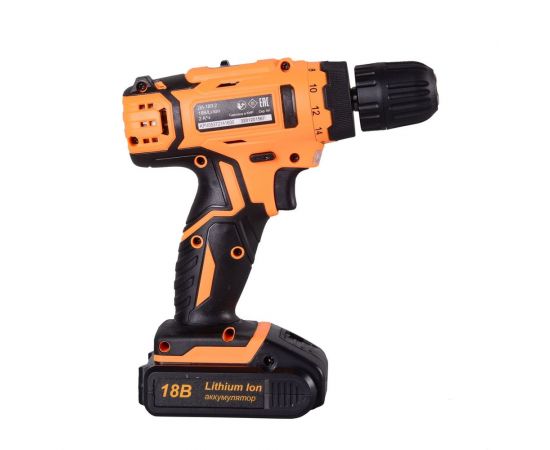 Аккумуляторная дрель-шуруповерт Вихрь ДА-18Л-2 72/14/16 – изображение 10