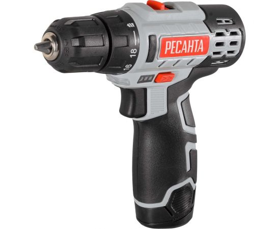 Аккумуляторная дрель-шуруповерт Ресанта ДА-12-2ЛК 75/14/2 