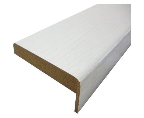 Наличник ООО ВДК ПВХ белый ясень, 5.5х70 мм, телескопический Ж45 