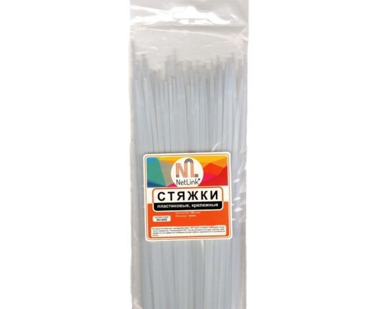 Хомут Netlink nylon 4x250 мм 100 шт белый морозостойкий УТ000004665 