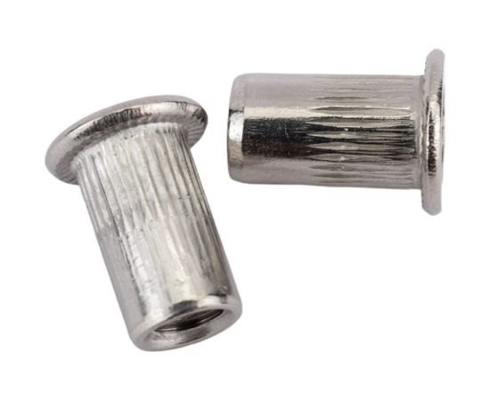 Нержавеющая резьбовая заклепка KREPFIELD M4x10 мм, ART 1025, А2, 50 шт. 1025ГАЙКАЗАКЛЕПКАМ4Х10-50 