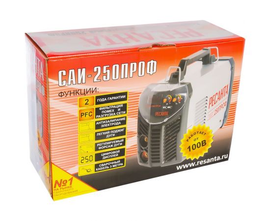 Инверторный сварочный аппарат Ресанта САИ 250 ПРОФ 65/31 – изображение 11