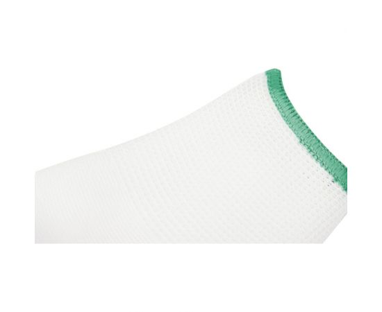 Белые лёгкие бесшовные защитные перчатки эргономичной формы из нейлона WIEDERKRAFT WDK-PU01W / M – изображение 12