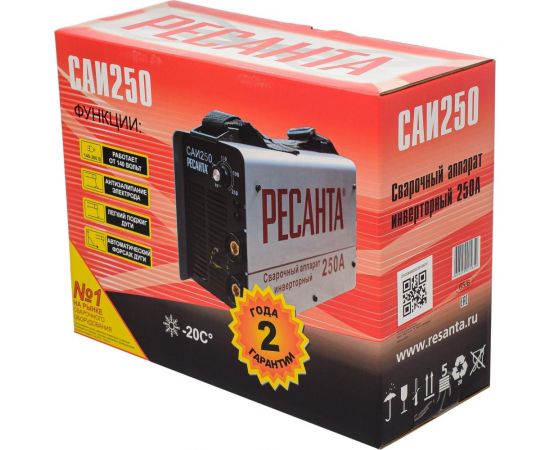 Инверторный сварочный аппарат Ресанта САИ 250 65/6 – изображение 13