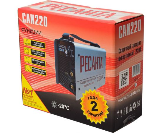 Инверторный сварочный аппарат в кейсе Ресанта САИ 220 65/22 – изображение 15