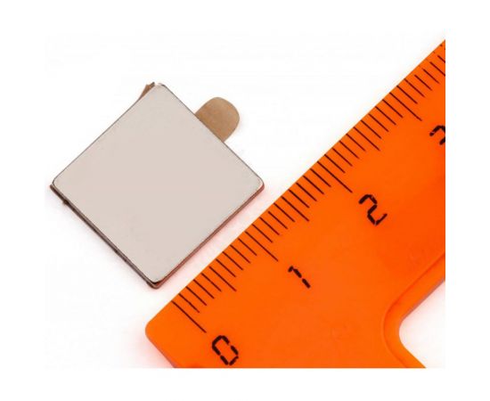 Неодимовый магнит Forceberg 15х15х1.5 мм прямоугольник, с клеевым слоем, 8шт 9-1272172-008 – изображение 2