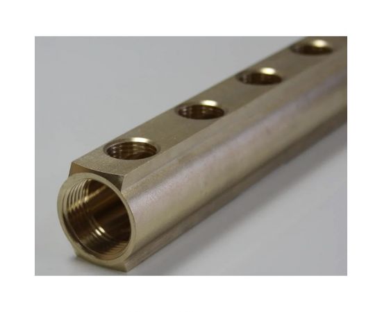 Коллектор ДТРД ВР 1 на 8 выходов ВР 1/2 межосевое 50 мм 422007 – изображение 2