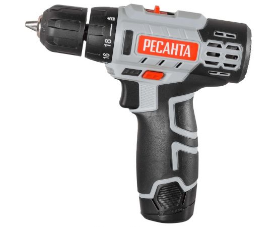 Аккумуляторная дрель-шуруповерт Ресанта ДА-12-2ЛК 75/14/2 – изображение 4