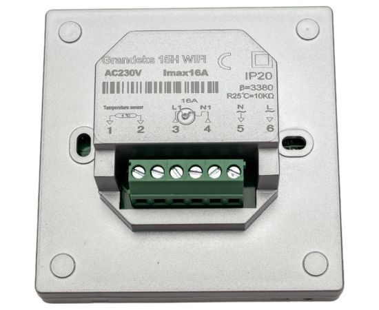 Терморегулятор Grandeks 15H WI-FI Silver 5244 – изображение 4