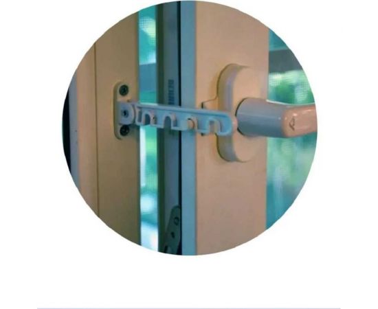 Гребенка ограничитель открывания KOMFORT москитные системы металлическая, белая, 1 шт. ОГАМБ1 – изображение 4