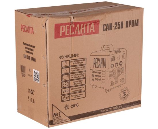 Инверторный сварочный аппарат Ресанта САИ-250 ПРОМ 65/133 – изображение 8