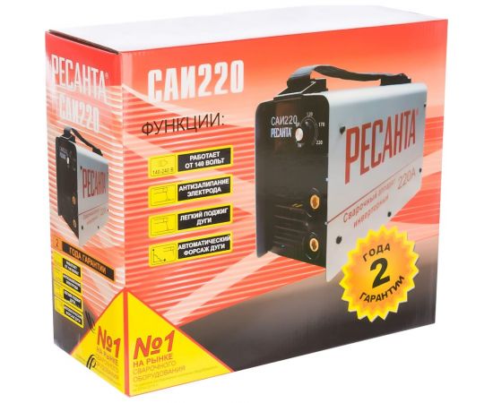 Инверторный сварочный аппарат Ресанта САИ 220 65/3 – изображение 10