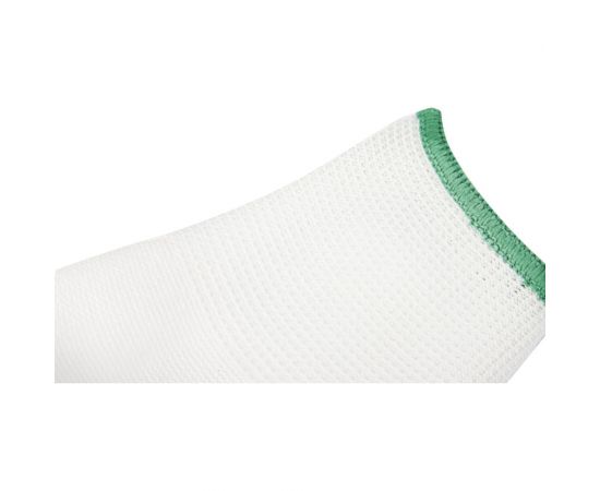 Белые лёгкие бесшовные защитные перчатки эргономичной формы из нейлона WIEDERKRAFT WDK-PU01W / M – изображение 10