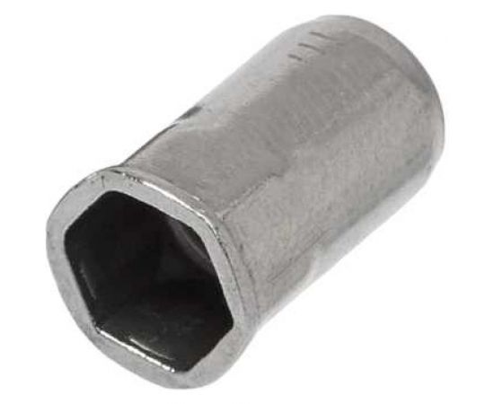 Резьбовая нержавеющая шестигранная заклепка с уменьшенным потайным бортиком KREPFIELD М4x12 мм, ART 1027, А2, 20 шт. 1027ГАЙКАЗАКЛЕПКАМ4Х12-20 