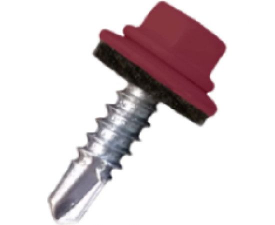 Кровельный саморез Daxmer 4,8х19 RAL 3003, сверло №2, 400 шт. 310453 