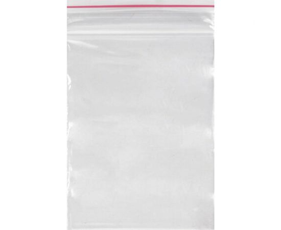 Пакеты BRAUBERG с замком гриппер, комплект 100 шт, 70х100 мм, ПВД, толщина 35 микр 606208 