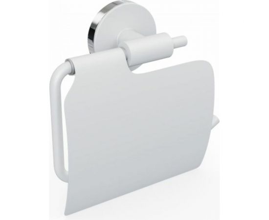 Держатель для туалетной бумаги с крышкой Fora LORD белый FOR-LORD015WT 