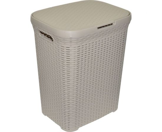 Корзина для белья Violet Ротанг 60 л латте 186020 