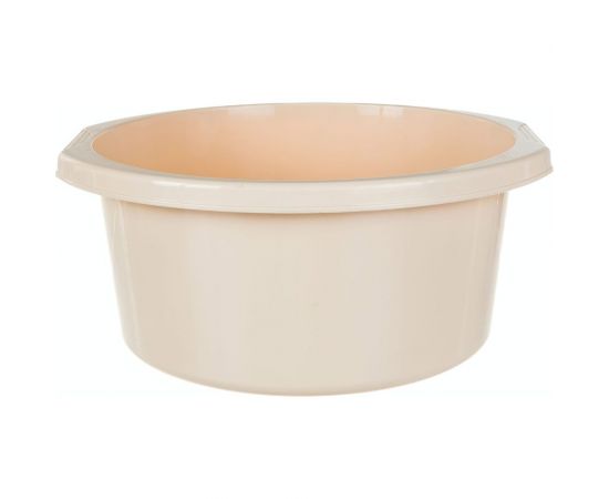 Таз Бытпласт Диана диаметр 340 мм, 11 л, бежевый 431214407 