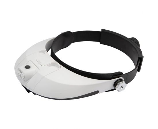 Налобная лупа Pro Legend 1.0/2.0/3.0/4.0/5.0/6.0x с подсветкой 2 LED PL4407 