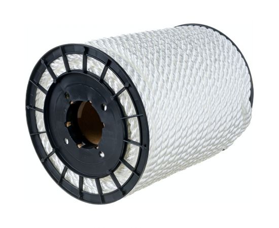 Полипропиленовый канат АзотХимФортис тросовой свивки 14 мм 50 м белый 73648 – изображение 2