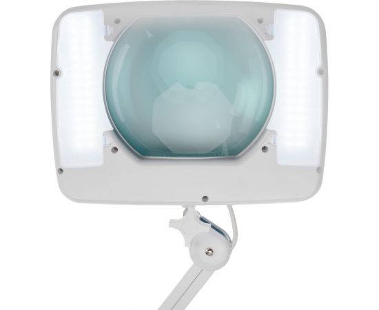 Настольная квадратная лупа REXANT на струбцине, 5Х с подсветкой 60 LED белая 31-0513 – изображение 2