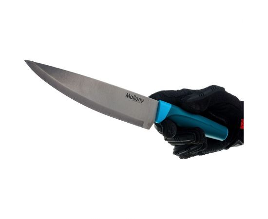 Нож с рукояткой софт-тач Mallony VELUTTO MAL-01VEL поварской, 20 см 005524 – изображение 2