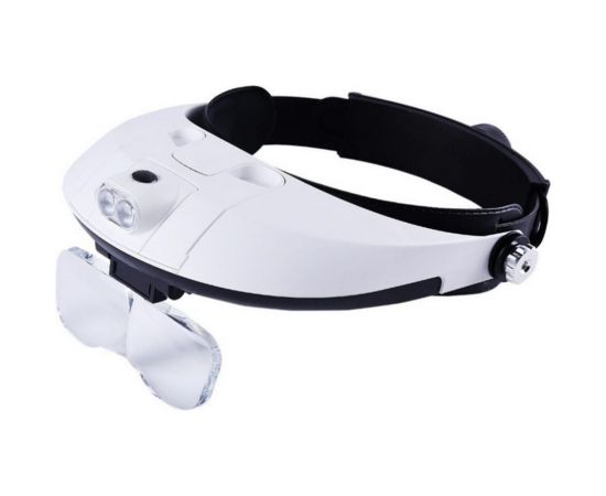 Налобная лупа Pro Legend 1.0/2.0/3.0/4.0/5.0/6.0x с подсветкой 2 LED PL4407 – изображение 2