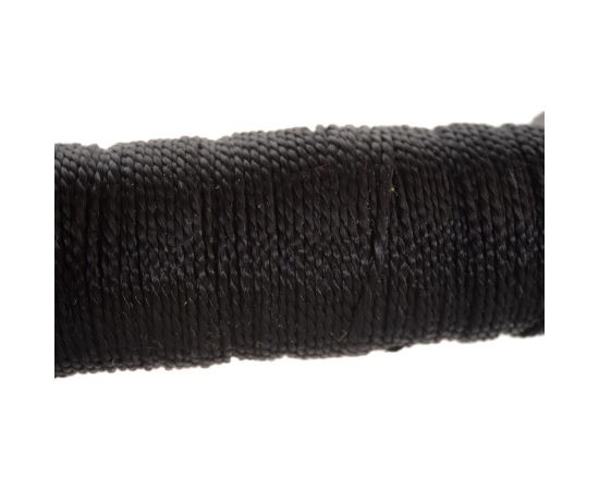 Крученая двухпрядная нить ПП, черная, 50 м, 1.3 мм Tech-Krep 139900 – изображение 2