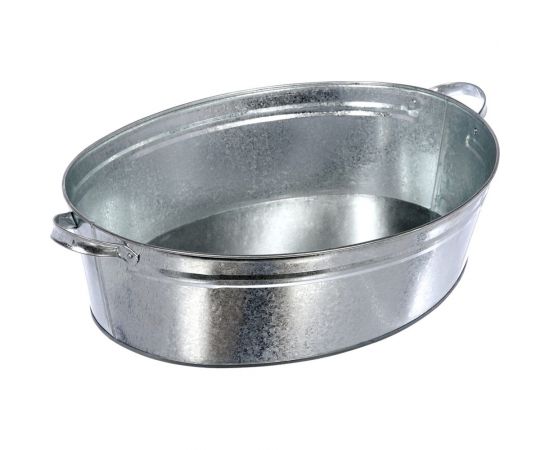 Оцинкованный овальный таз 23 л Банные штучки 36552 – изображение 2