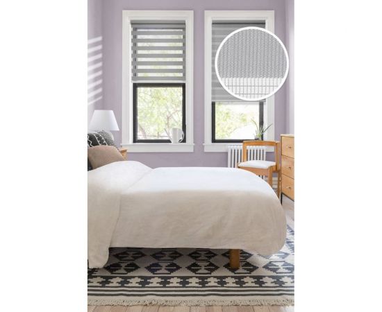 Миниролло Эскар ""День-Ночь"", серый, 57х170 см, арт. 400507057 – изображение 3