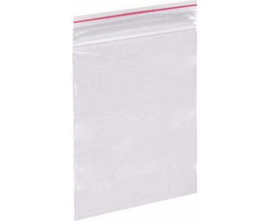 Пакеты BRAUBERG с замком гриппер, комплект 100 шт, 40х60 мм, ПВД, толщина 35 микр 606206 – изображение 3