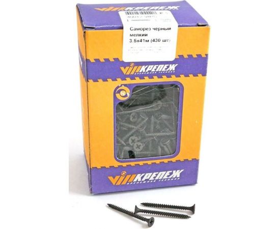 Саморез VIPкрепеж черный 3,5/41 430 шт 40012 VIPS – изображение 3