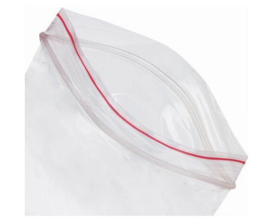 Пакеты BRAUBERG с замком гриппер, комплект 100 шт, 40х60 мм, ПВД, толщина 35 микр 606206 – изображение 4