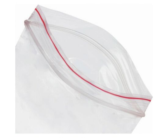 Пакеты BRAUBERG с замком гриппер, комплект 100 шт, 70х100 мм, ПВД, толщина 35 микр 606208 – изображение 4