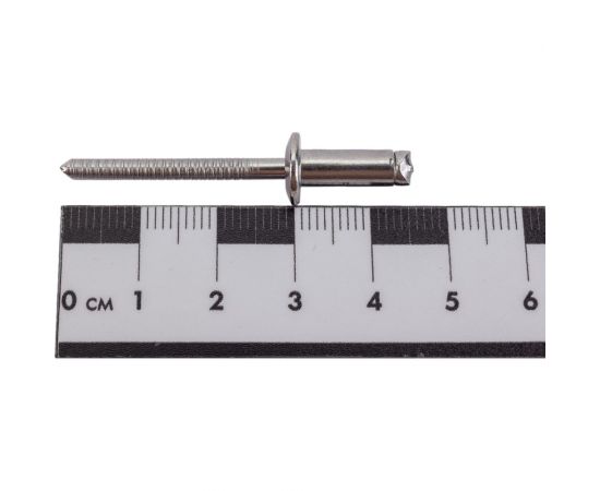 Вытяжная нержавеющая заклепка со стандартным бортиком KREPFIELD 5x12 мм, ART 9052, А2, 100 шт. 9052ЗАКЛЕПКА5Х12А2-100 – изображение 4