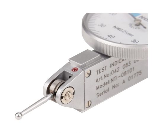 Измерительная рычажно-зубчатая головка NORGAU тип NTI-08101 0.8 мм, 0.01 мм, с поверкой 042083004/П – изображение 4