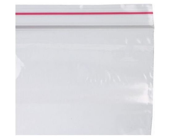 Пакеты с замком/зиплок-гриппер BRAUBERG, 100 шт, 80х120 мм, ПВД, толщина 35 микрон 606209 – изображение 4