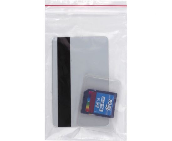 Пакеты с замком/зиплок-гриппер BRAUBERG, 100 шт, 80х120 мм, ПВД, толщина 35 микрон 606209 – изображение 5