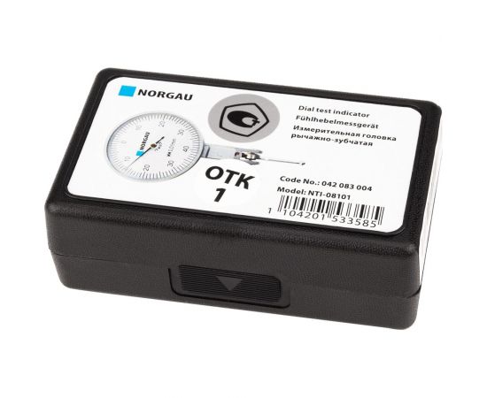 Измерительная рычажно-зубчатая головка NORGAU тип NTI-08101 0.8 мм, 0.01 мм, с поверкой 042083004/П – изображение 6