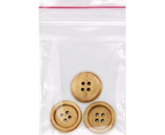 Пакеты BRAUBERG с замком гриппер, комплект 100 шт, 40х60 мм, ПВД, толщина 35 микр 606206 – изображение 6