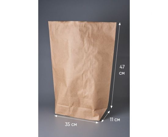 Бумажный крафт-мешок PACK INNOVATION 2-х слойный, 47x35x11 см, 5 шт. IP0KM00473511-5 – изображение 7